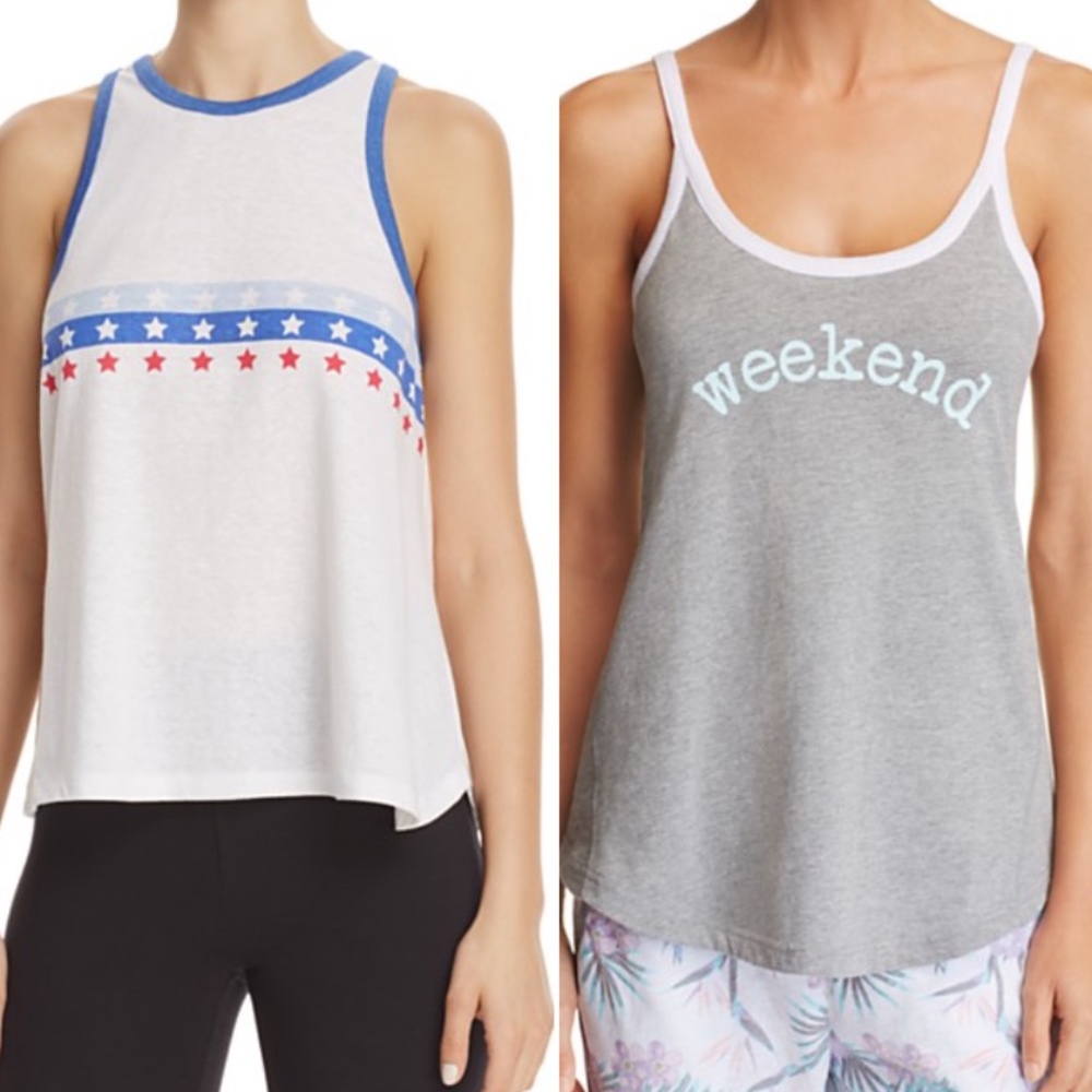 2 Honeydew Intimates Weekend & Chill Out Tank Tops
